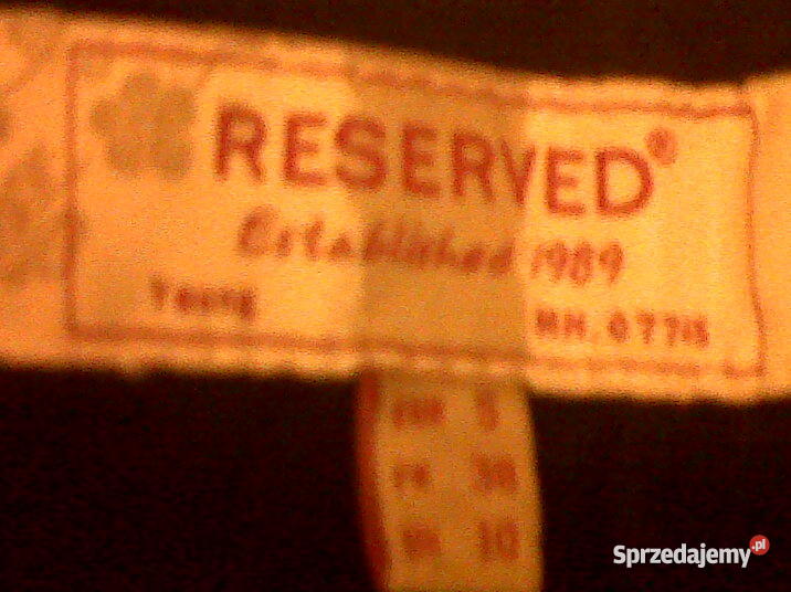 38Reserved spodnie mniej niż 12 ceny