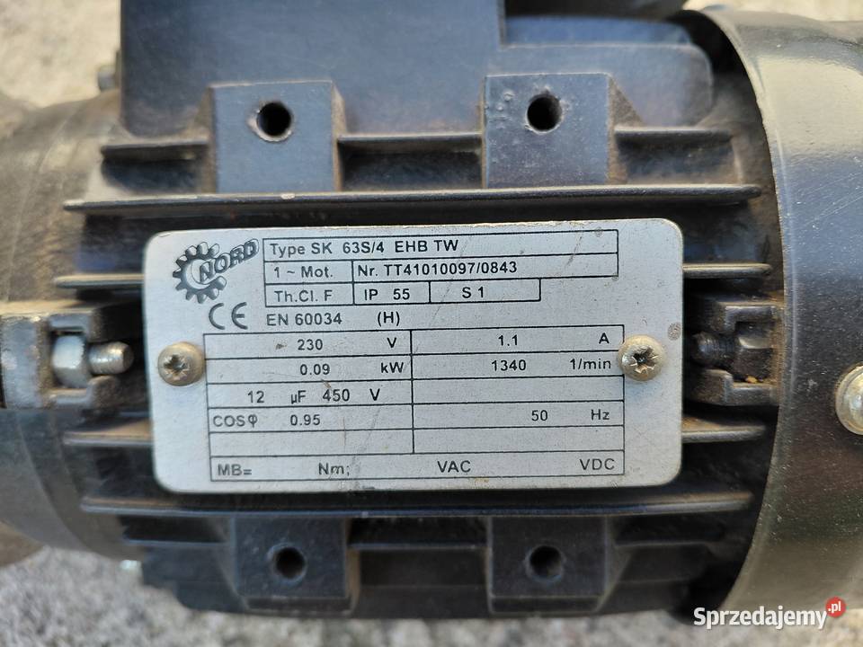 NORD Drivesystems Motoreduktor do podajnika Pozostałe pomorskie