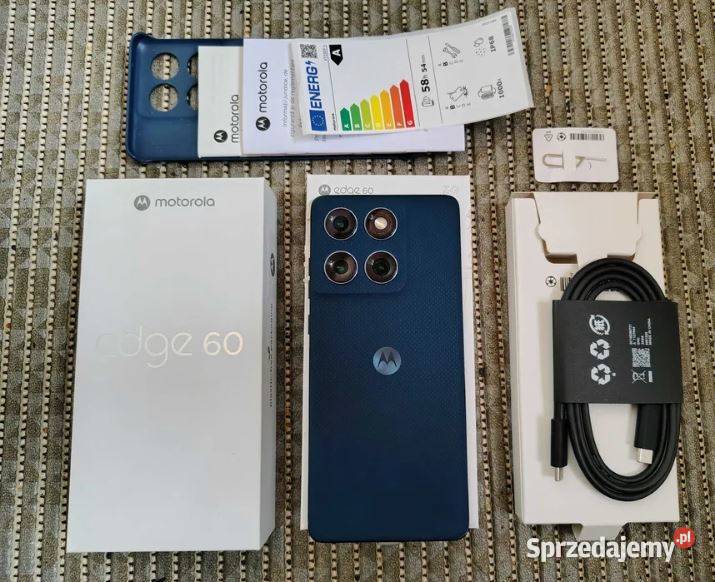 Motorola EDGE 60 12 512GB Gibraltar Blue stan Międzyrzec Podlaski