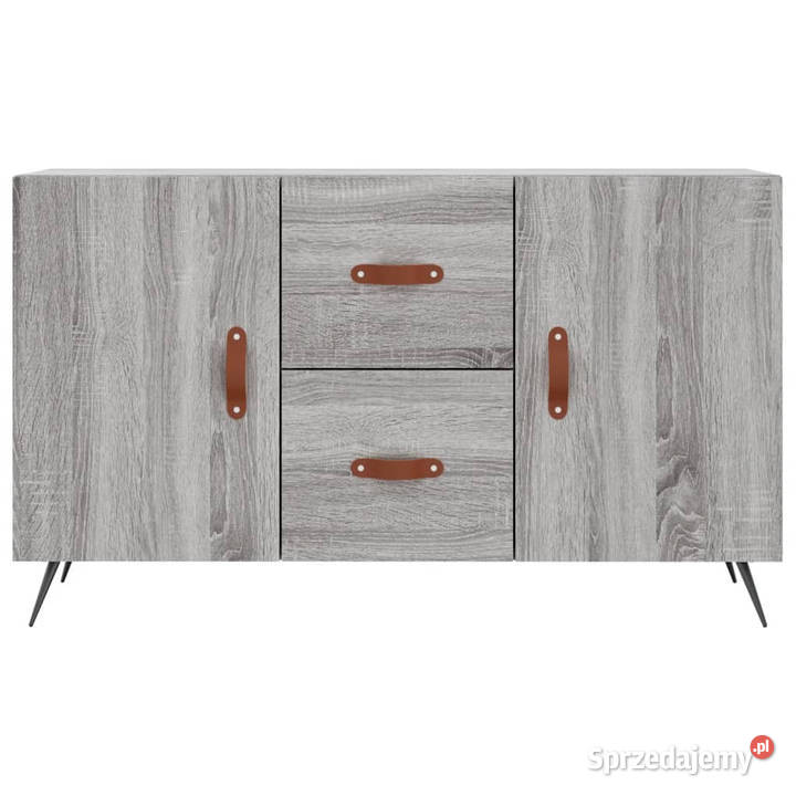 Komoda szary dąb sonoma 100x36x60 materiał Warszawa
