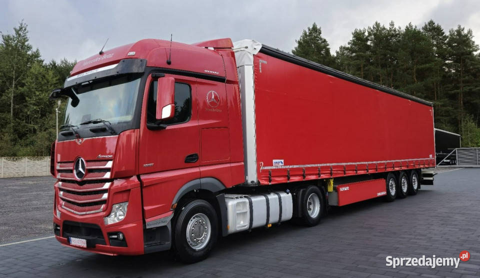 Mercedes Actros 1851 Big Space Piękny Schmitz 487000km świętokrzyskie