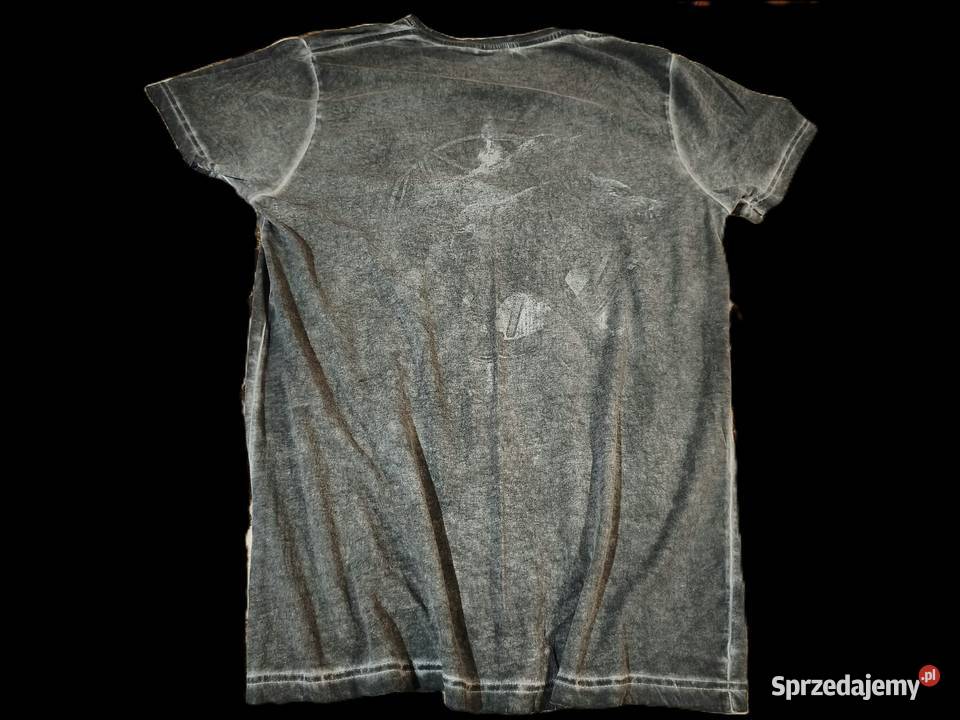 Męski Tshirt Slayer Efekt Sprania Acid Wash Rozmiar XL podlaskie Gródek