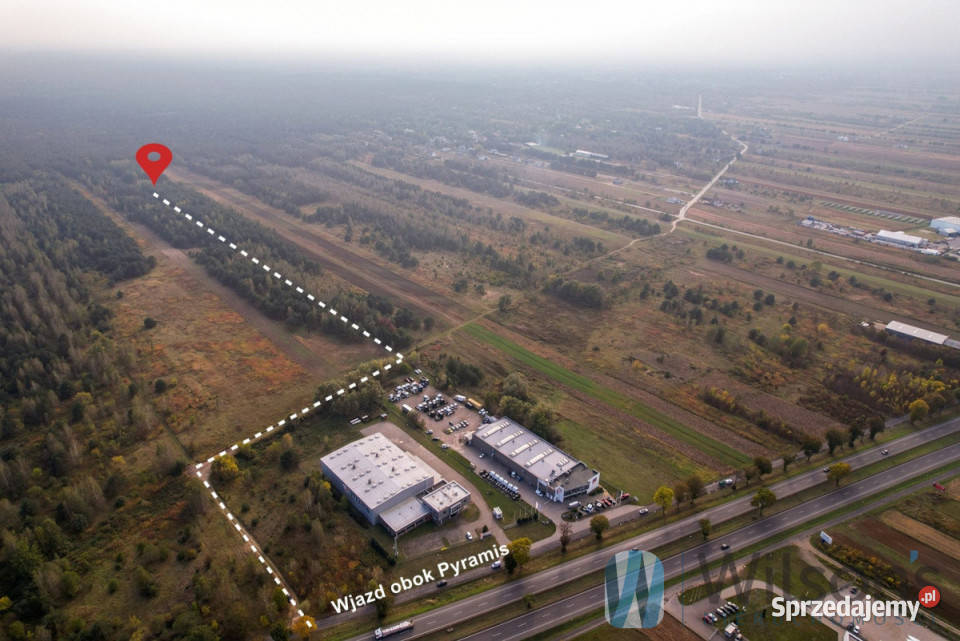 sprzedaży gruntu Czosnów 3000m2 polna