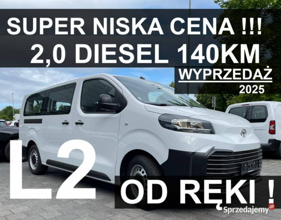 Toyota Proace Verso 20 144 9os ręki SuperNiska ESP Szczecinek sprzedam