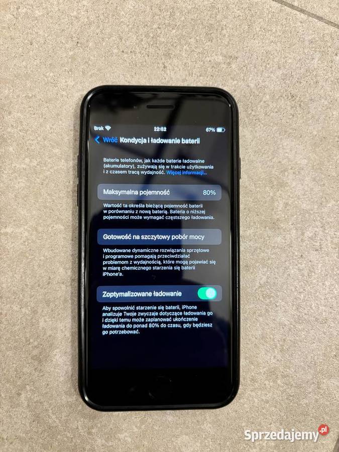 Apple iPhone SE 2020 64 GB Black Warszawa