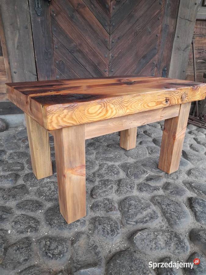 Stolik kawowy stare drewno Kamieńczyk