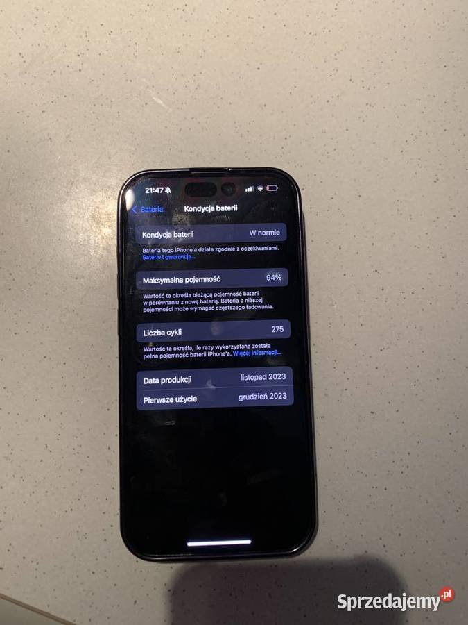 Iphone15pro 128 gb tytan naturalny Stanisławów-Młyn