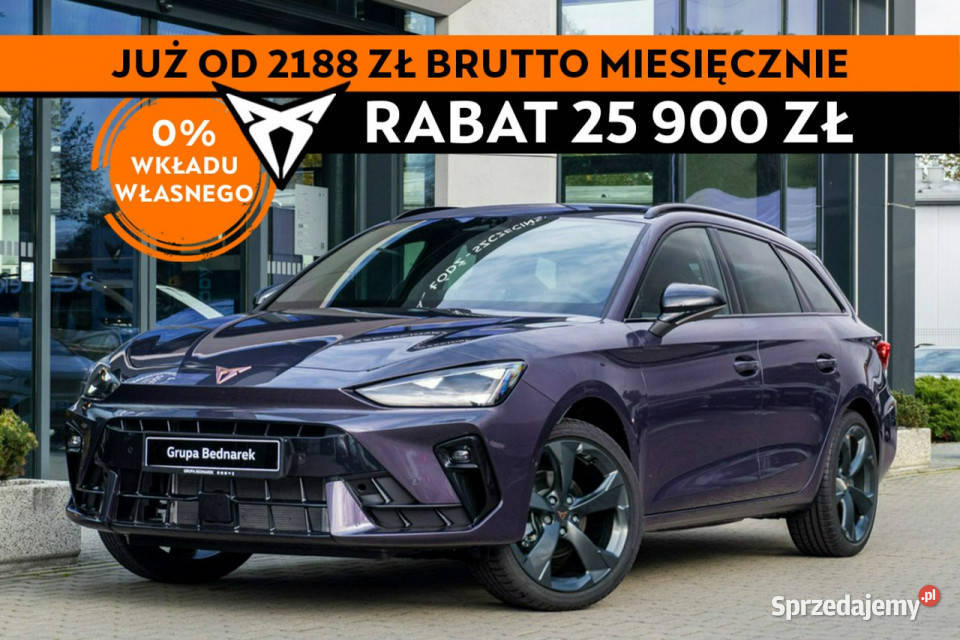 Cupra Leon Sportstourer 20 TSI 204 DSG 4Drive czujnik deszczu łódzkie Łódź