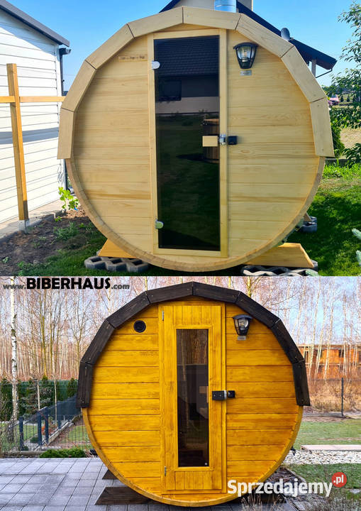 SAUNA Ogrodowa 400 Beczka 500L Akcesoria Nowy Targ