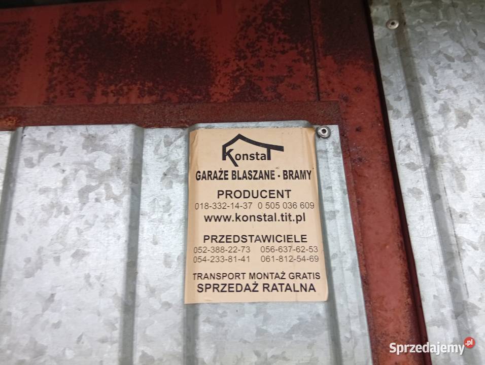 Halamagazyngaraż blaszany 11 m X 5 m sprzedam