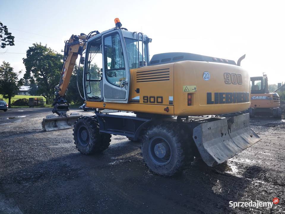 Koparka Kołowa liebherr 900 rototilt nie śląskie Cieszyn