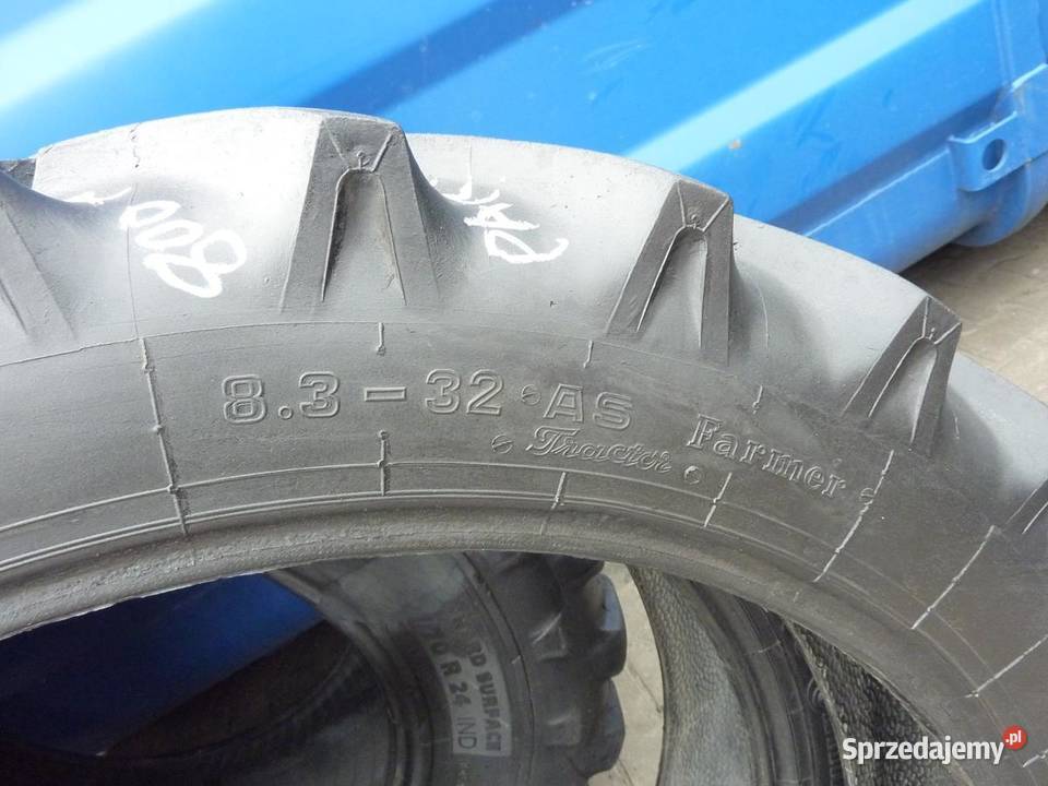 2x Opona używana rolnicza 8332 83R32 CONTINENTAL