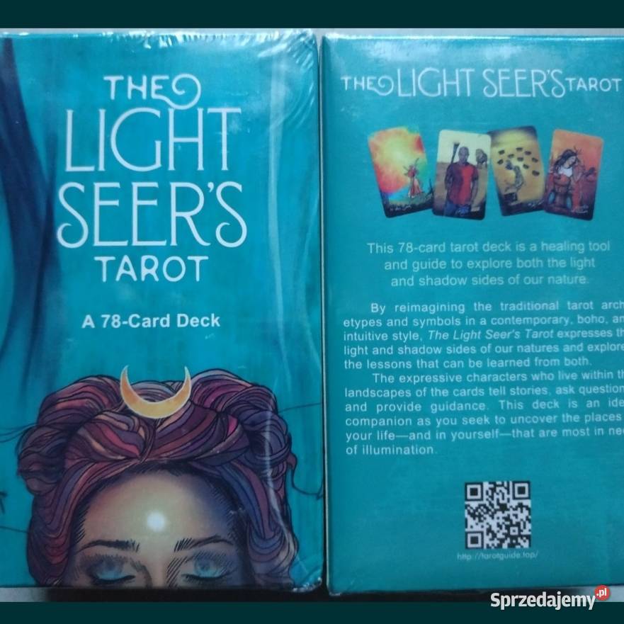 Nowa, zafoliowana talia kart Tarota The Light of Seers
