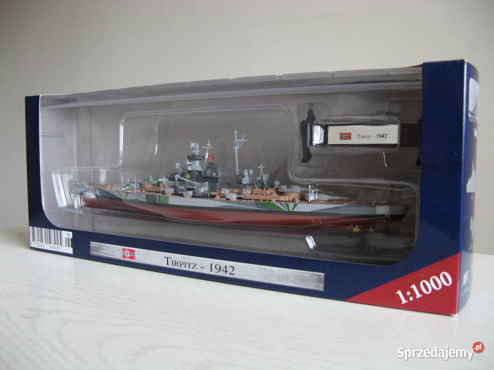 Niemiecki pancernik Tirpitz 11000Nowy Poznań sprzedam