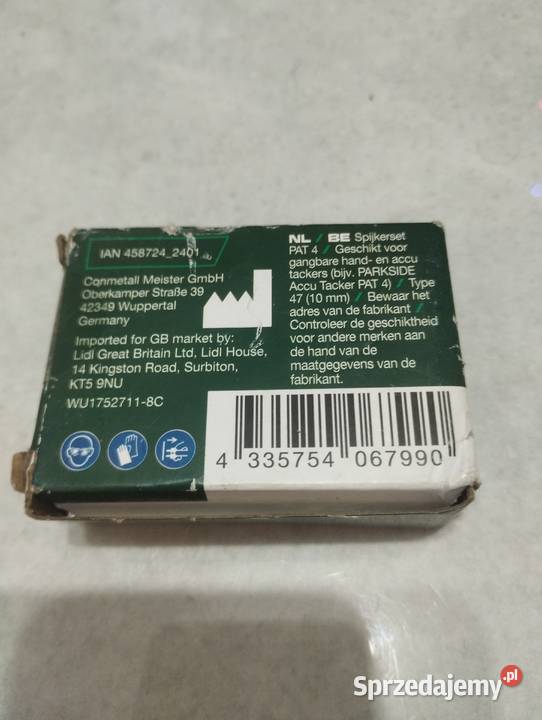 Parkside zszywki typ 47 3800 sztuk Warlubie