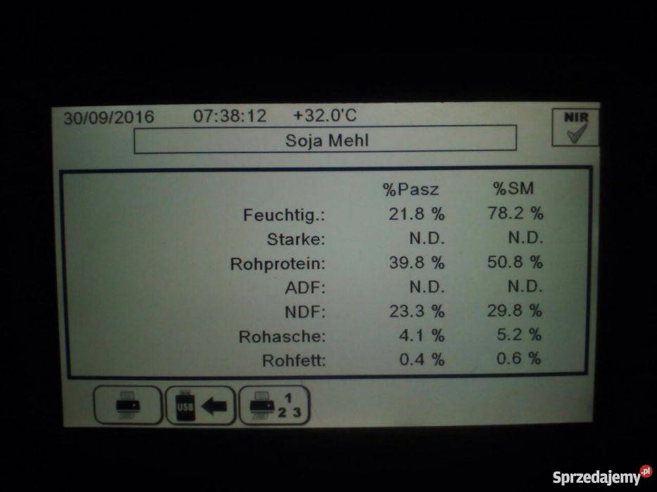 Przenosny analizator pasz AgriNir śląskie Racibórz