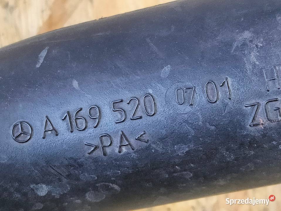 Rura Przewód Powietrza Intercoolera Mercedes osobowe wielkopolskie Pleszew