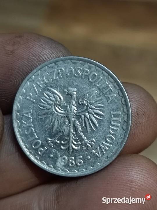Sprzedam 1 zl 1986 r zzm nierowne ranty blad Chełm