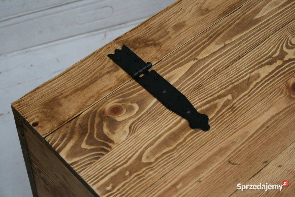 Skrzynia drewniana sosnowa kufer stolik kawowy Pozostałe sprzedam