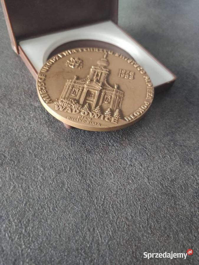 Duży medal Jan Paweł II 1988 okazja Bolesławiec