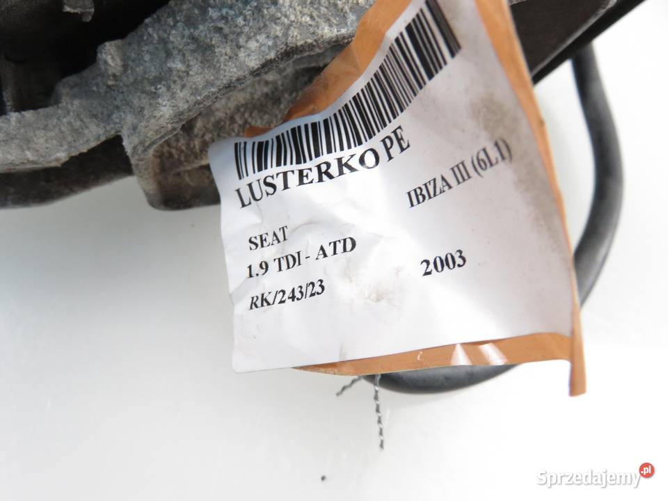 LUSTERKO PRAWE SEAT IBIZA III 6L1 małopolskie