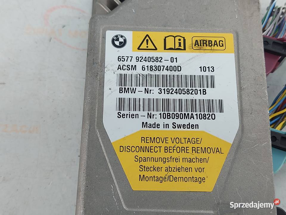 BMW F10 10r moduł AIRBAG 9240582 świętokrzyskie Kielce