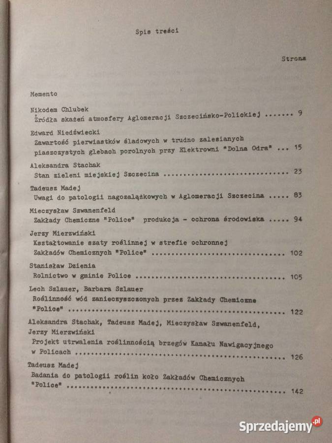 3517 Roślinność W Aglomeracji Szn Police I