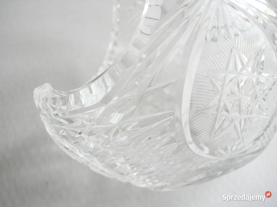 kryształowy koszyczek vintage PRL Pozostałe śląskie Częstochowa