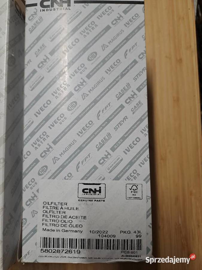 Zestaw 3 filtrów Case Optum Case Puma Holland HD Wrocław sprzedam