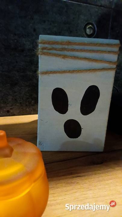 Halloween Zestaw trzech duszków Handmade Ozdoba Zabrze