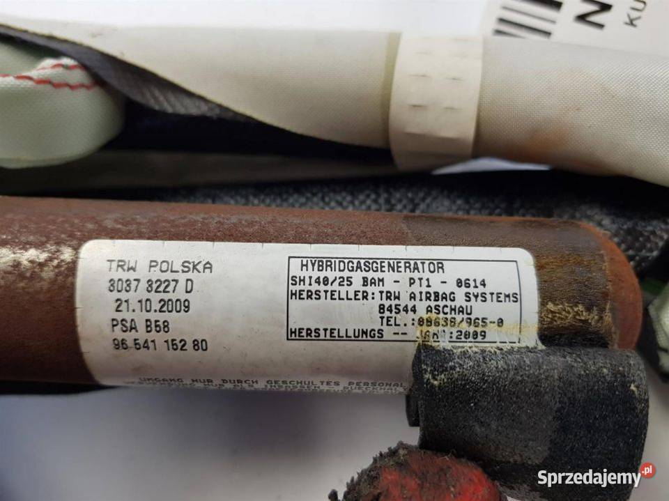 KURTYNA LEWA CITROEN C4 PICASSO 9654115280