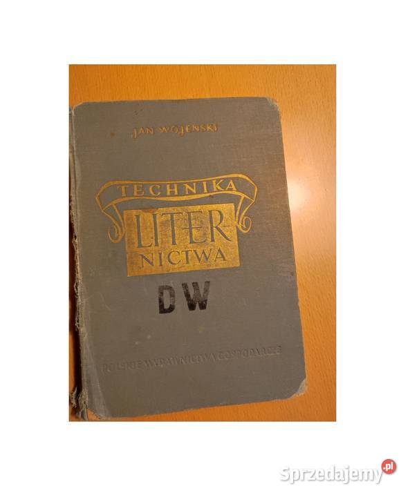Jan Wojeński Technika liternictwa 1955 Kielce