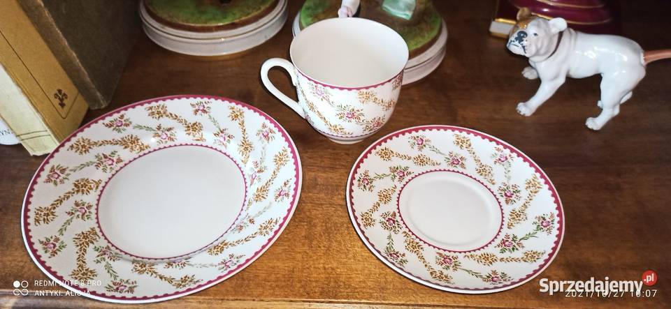 Filiżanka z talerzykiem deserowym Łomonosow Gdańsk