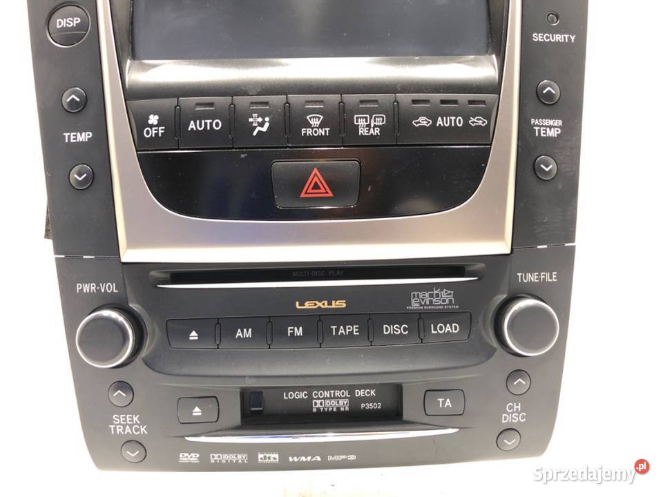 RADIO NAWIGACJA LEXUS GS 8611130550 0512