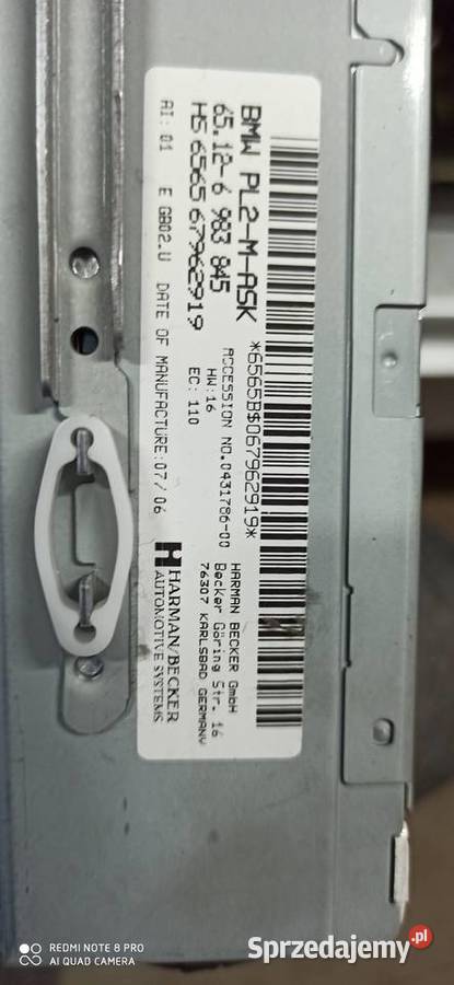 bmw e90 e87 zmieniarka cd