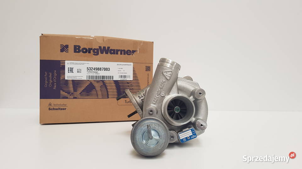 Turbosprężarka BorgWarner KKK 53249887003 mazowieckie Siedlce