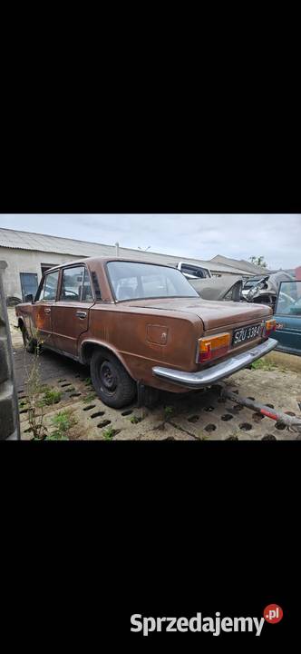 Duży Fiat 125p pali sprawne hamulce 125p Police