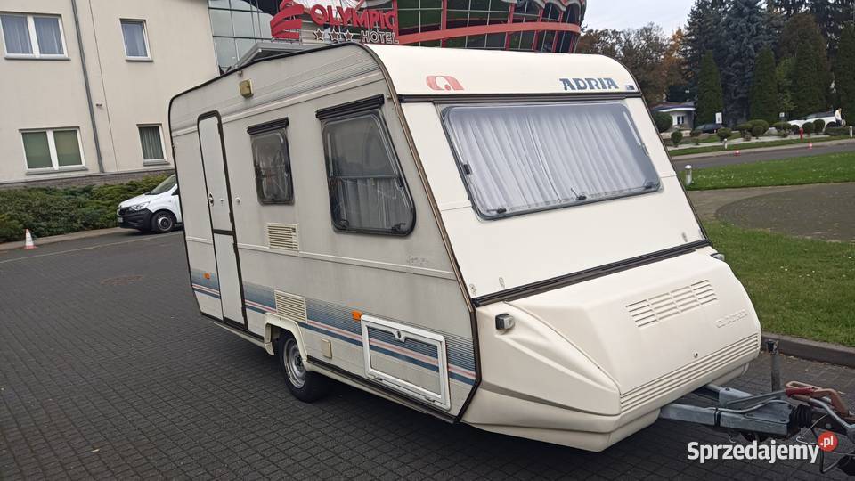 przyczepa ADRIA 425 1993 zarejubezpprywatnie Kempingowe wielkopolskie Wronki