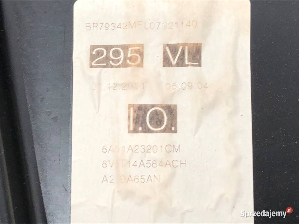 PODNOŚNIK SZYBY LEWY PRZÓD FORD FIESTA MK7 sprzedam