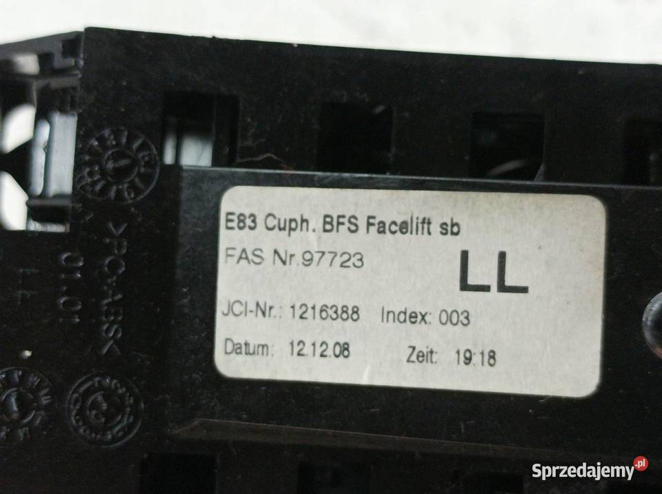 UCHWYT NA KUBEK 1216388 Bmw X3 I 20032010 E83 Uchwyty fabryczne