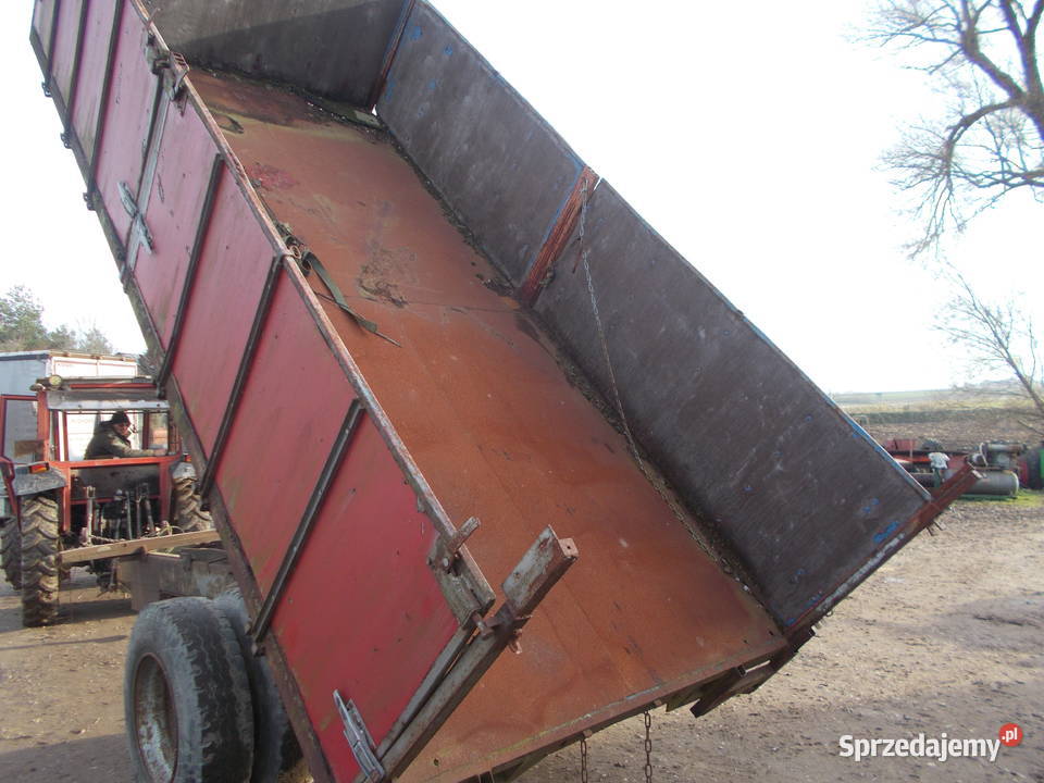 Przyczepa jednoosiowa wywrotka nieuszkodzony