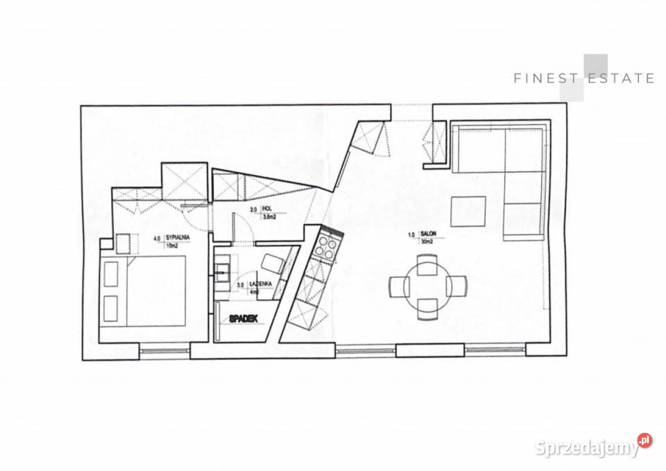 Mieszkanie 4663m2 2 pokoje Warszawa Długa