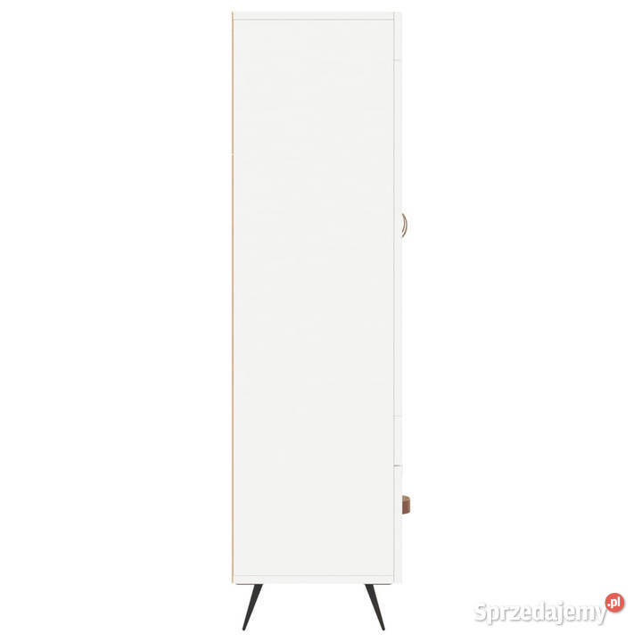 Wysoka szafka biała 695x31x115 materiał Warszawa