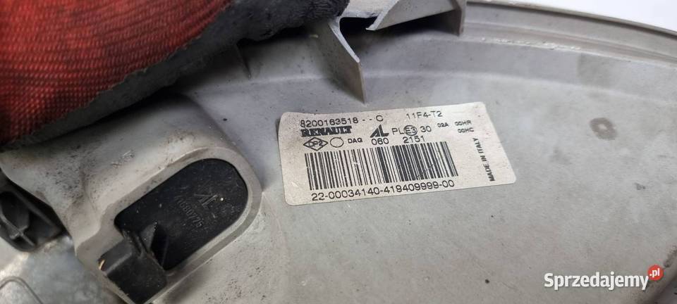 LAMPA PRAWA PRZÓD NISSAN INTERSTAR MASTER II Lipno