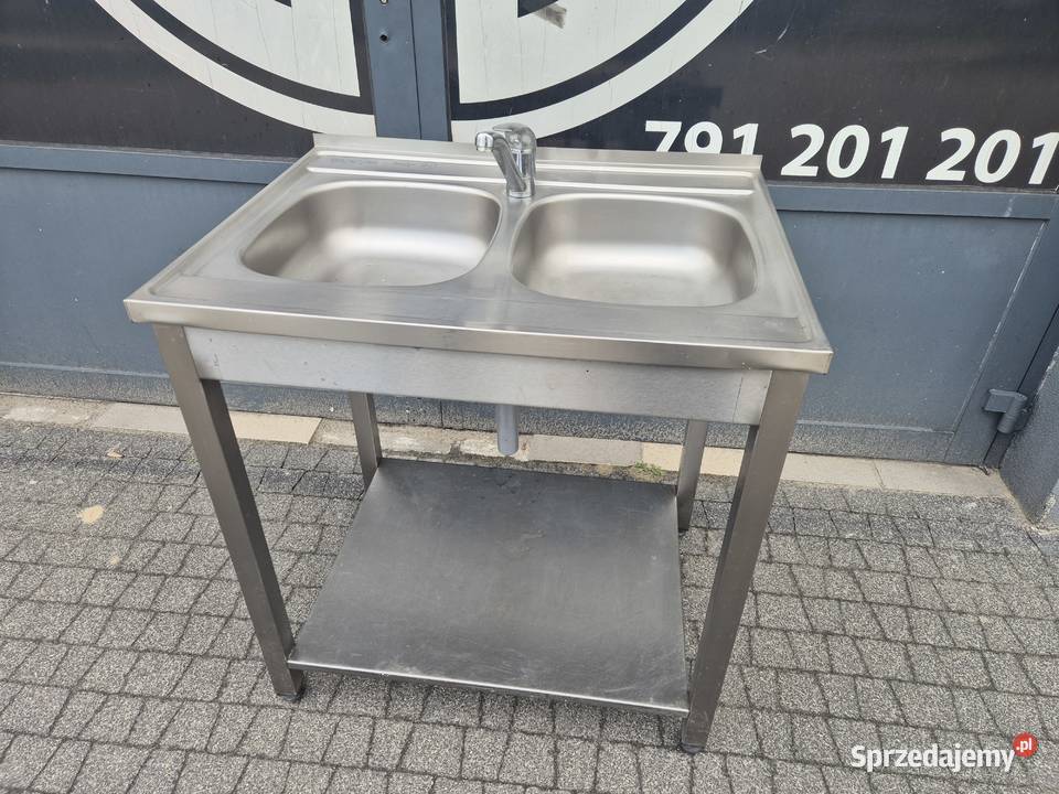 Zlew Gastronomiczny 2 Komorowy Z Półką 806085 M Gastronomia Ostrów Wielkopolski sprzedam