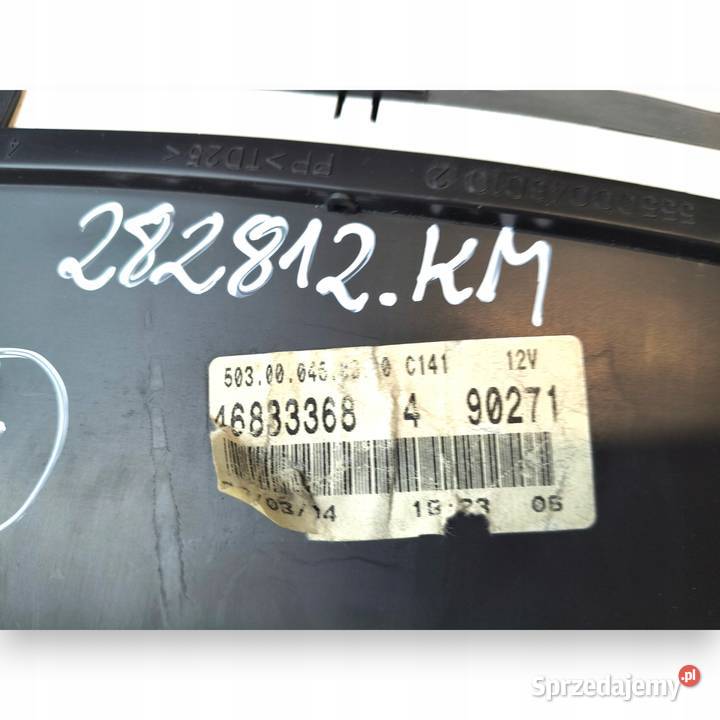 LICZNIK ZEGARY 51711237 Fiat Punto II 12 8V 14 lubelskie Chełm sprzedam