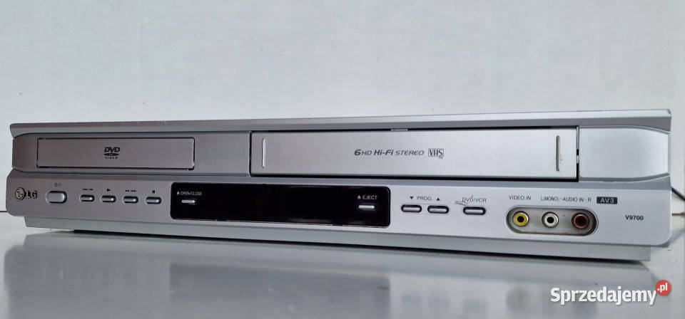 Video i DVD kombo LG V9700 6 head VHS wielkopolskie Międzychód sprzedam