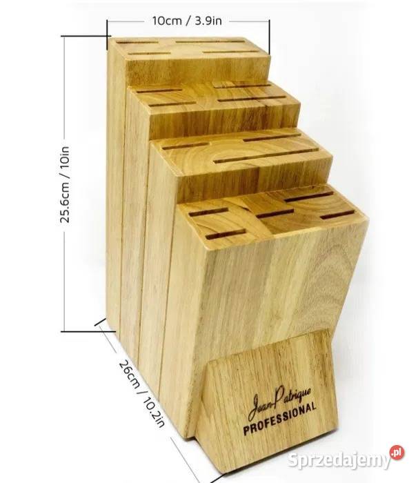 Nowy blok na noże Jean Patrique mieszczący 16 sprzedam