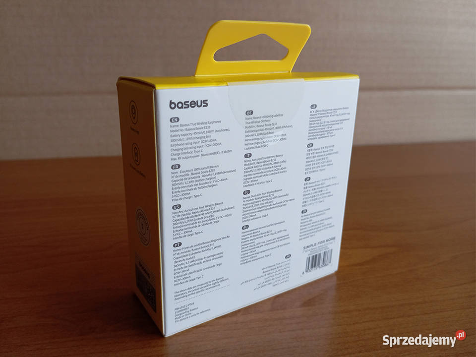 NOWY Słuchawki Bezprzewodowe Bluetooth Baseus Węgrów