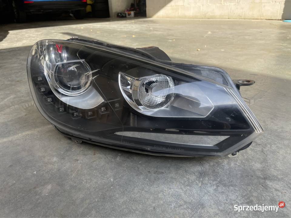 Lampa prawy przód led volkswagen vw golf 6 osobowe śląskie